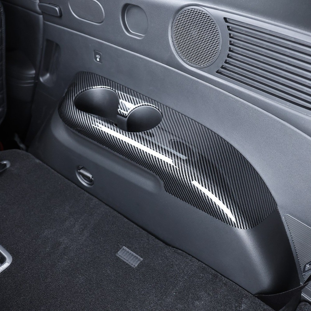 카스타 호환 디올뉴 팰리세이드 풀체인지 3열 컵홀더 커버 튜닝 용품, [카본몰딩] 3열 컵홀더 커버 2P, 기타 29,800원