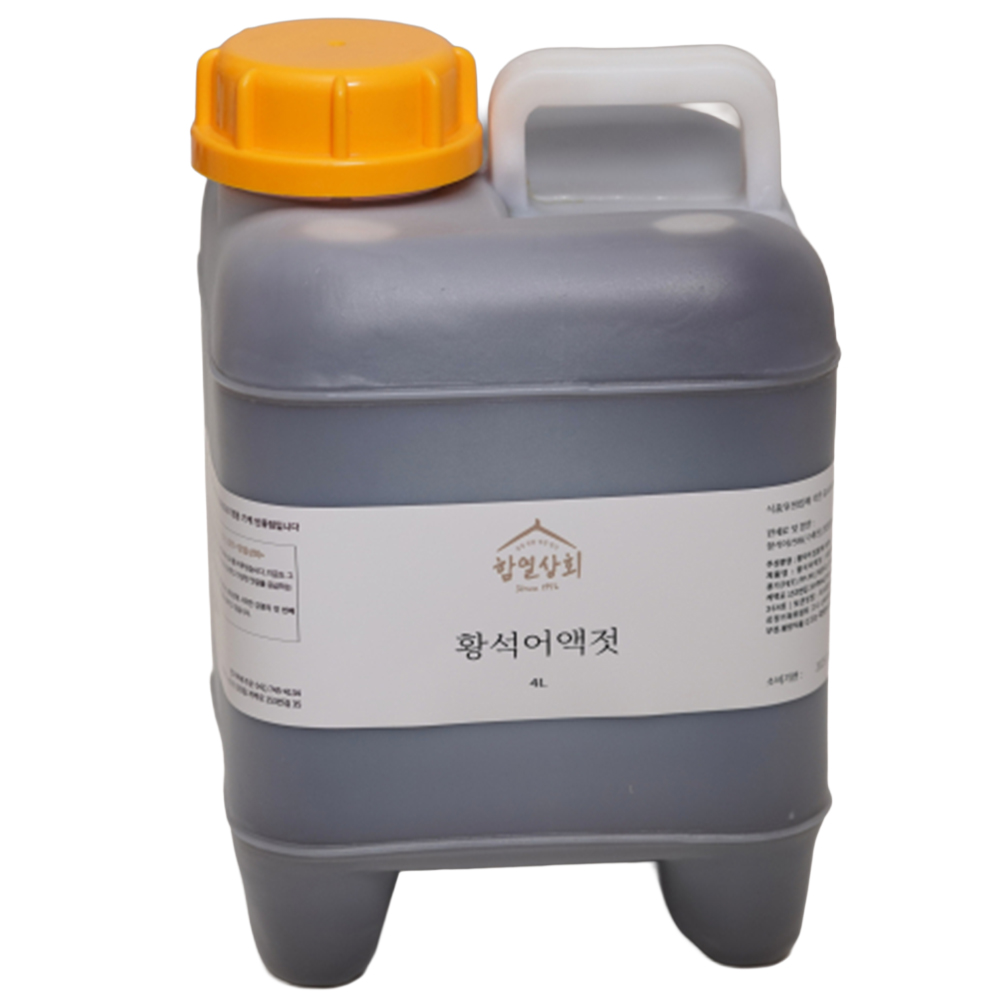 국내산 황석어액젓 4L 청정해역 천일염 염장 젓갈 원액 액젓 김장용 요리용 38,900원