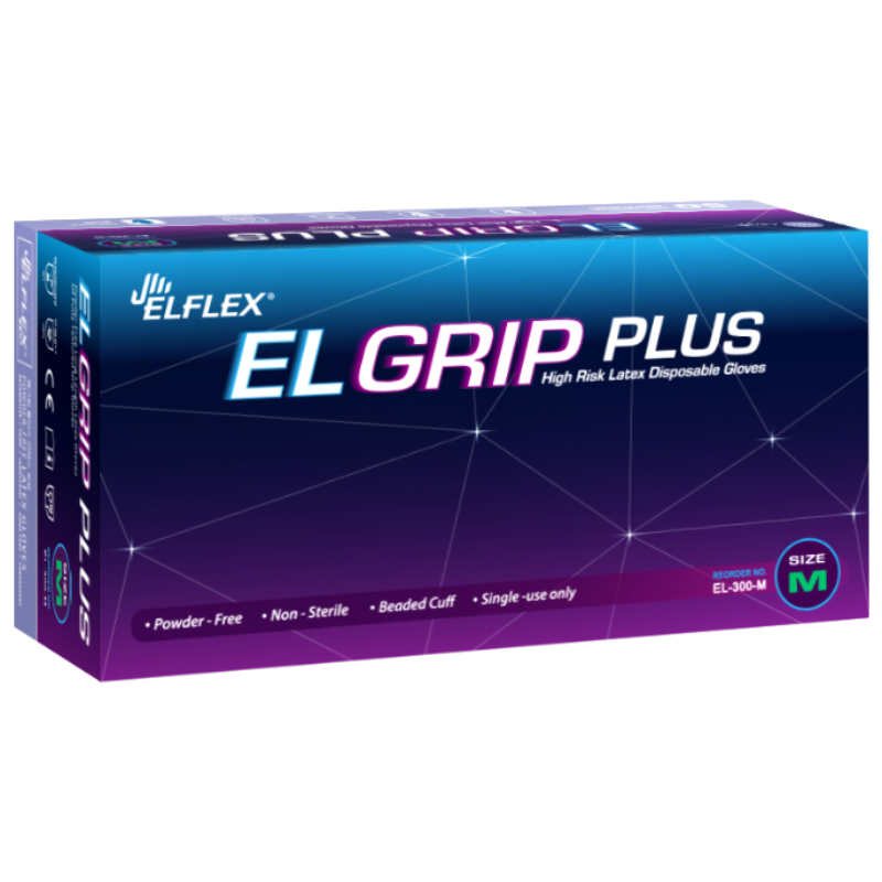 엘플렉스 엘그립플러스 식품용 두꺼운라텍스장갑 50매, 1개, M, 블루 17,500원