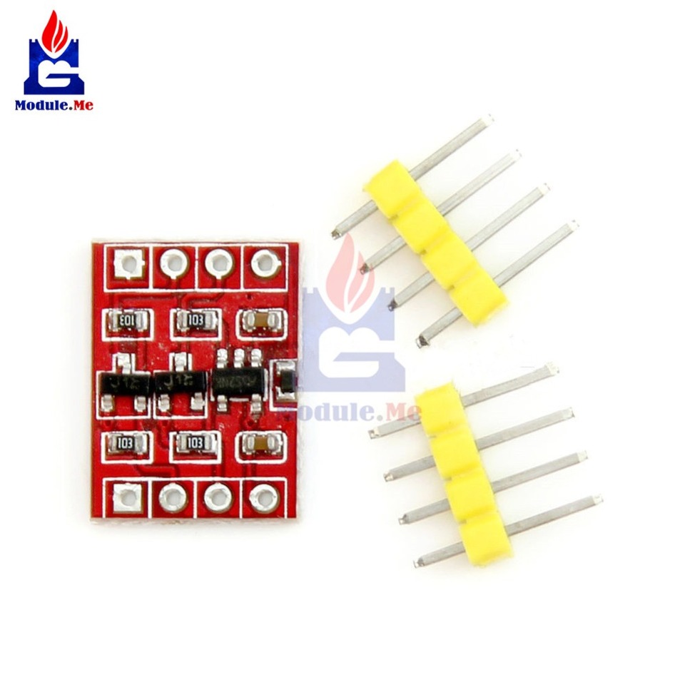 듀얼 채널 호환 I2C IIC 로직 레벨 컨버터 모듈 양방향 변환기 보드 Arduino용 스텝 업 5V 3V 15,440원