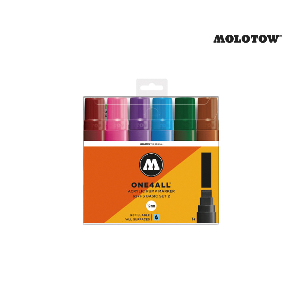 모로토우 원포올627HS 베이직세트2 6색세트 15mm 63,000원