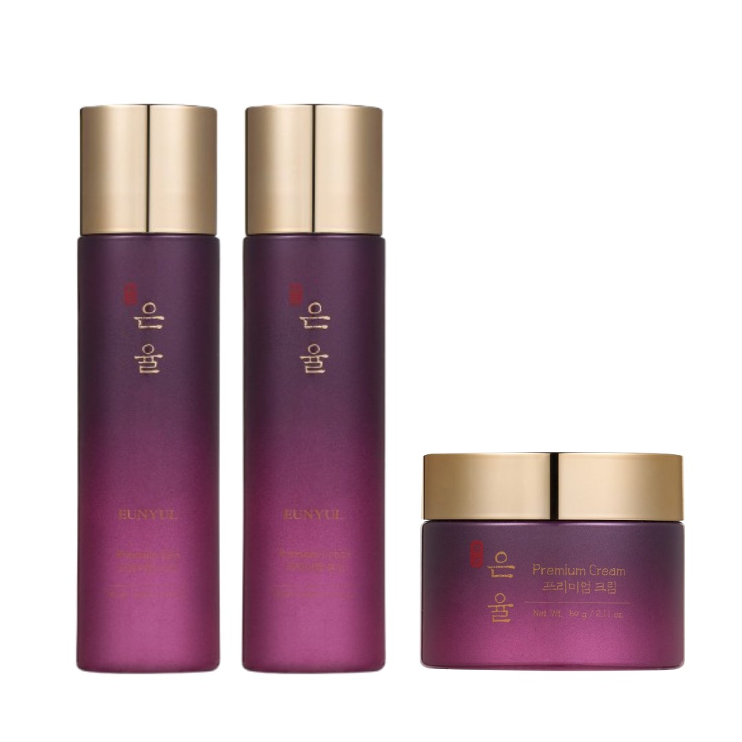 은율 프리미엄 한방 토너+로션+크림 3종세트, 1세트(스킨150ml, 로션150ml, 크림60g), 3세트 56,680원