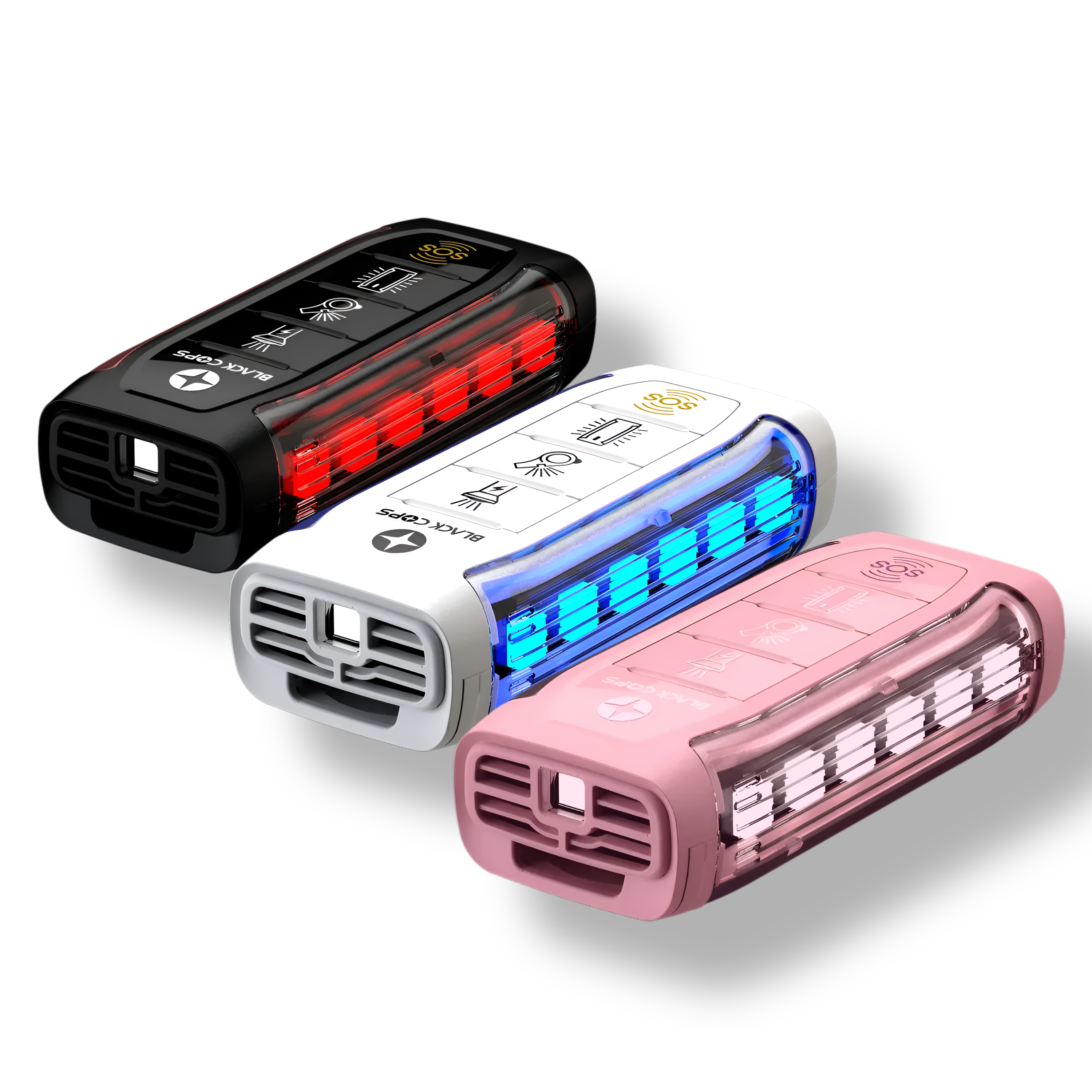 김보성 블랙캅스 여성 호신용품 SOS 호신용 경보기 충전식 전자호루라기 29,500원