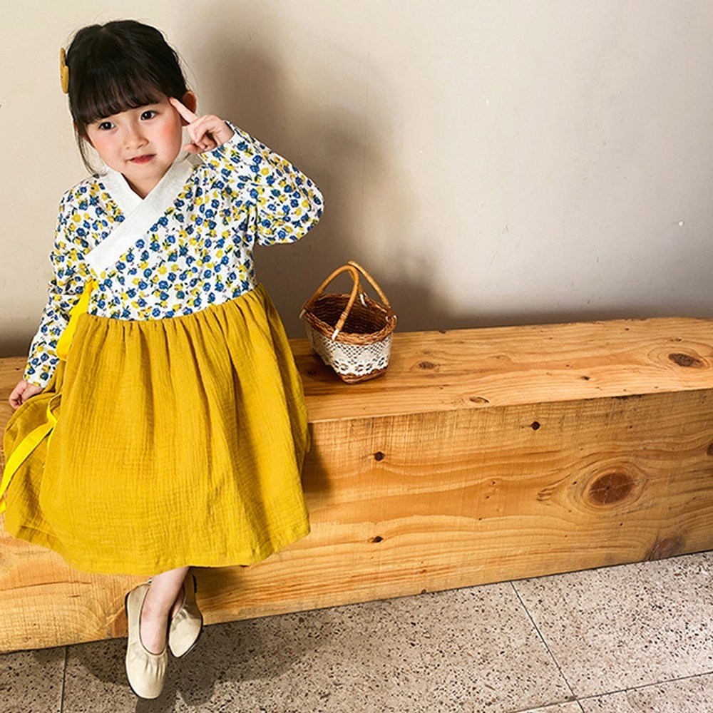 (당일출고) 유아 아동 예쁜 일상 생활한복 여아 유치원활동복 철릭원피스 저렴한한복 3,4,5,6,7세 36,900원