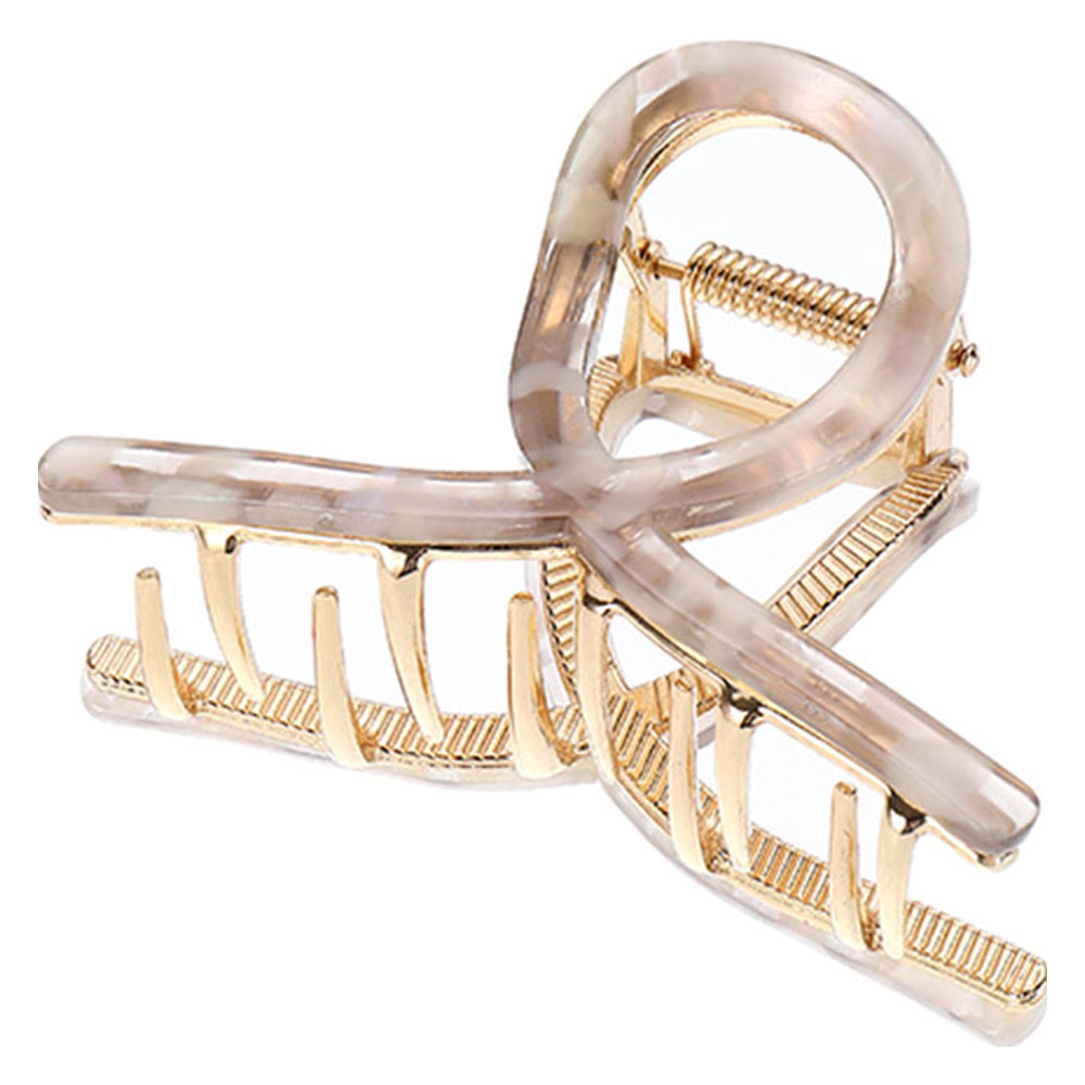 수스다 반묶음 꼬임 셀룰로오스 집게 헤어 올림 머리핀 7,410원