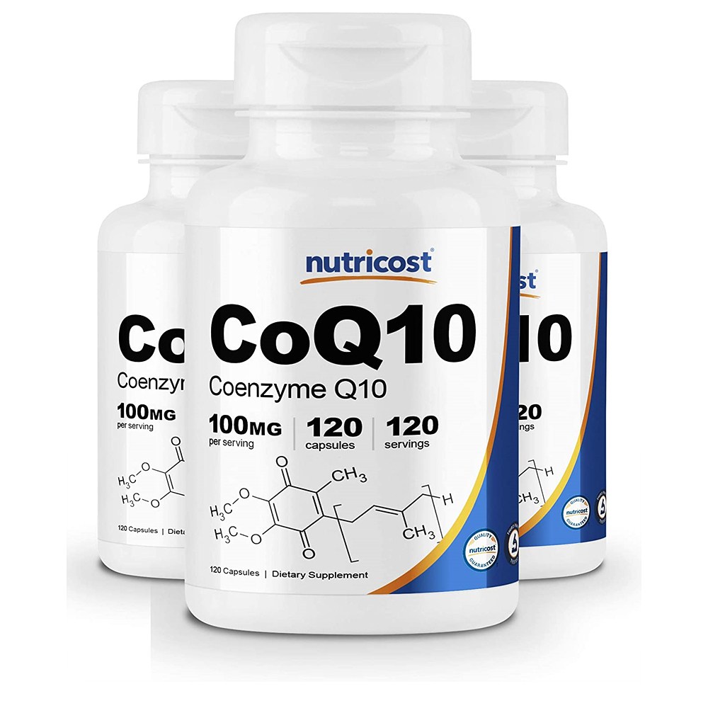 Nutricost CoQ10 뉴트리코스트 코큐텐 코엔자임 100mg 120정 3팩, 120정, 3개 56,570원