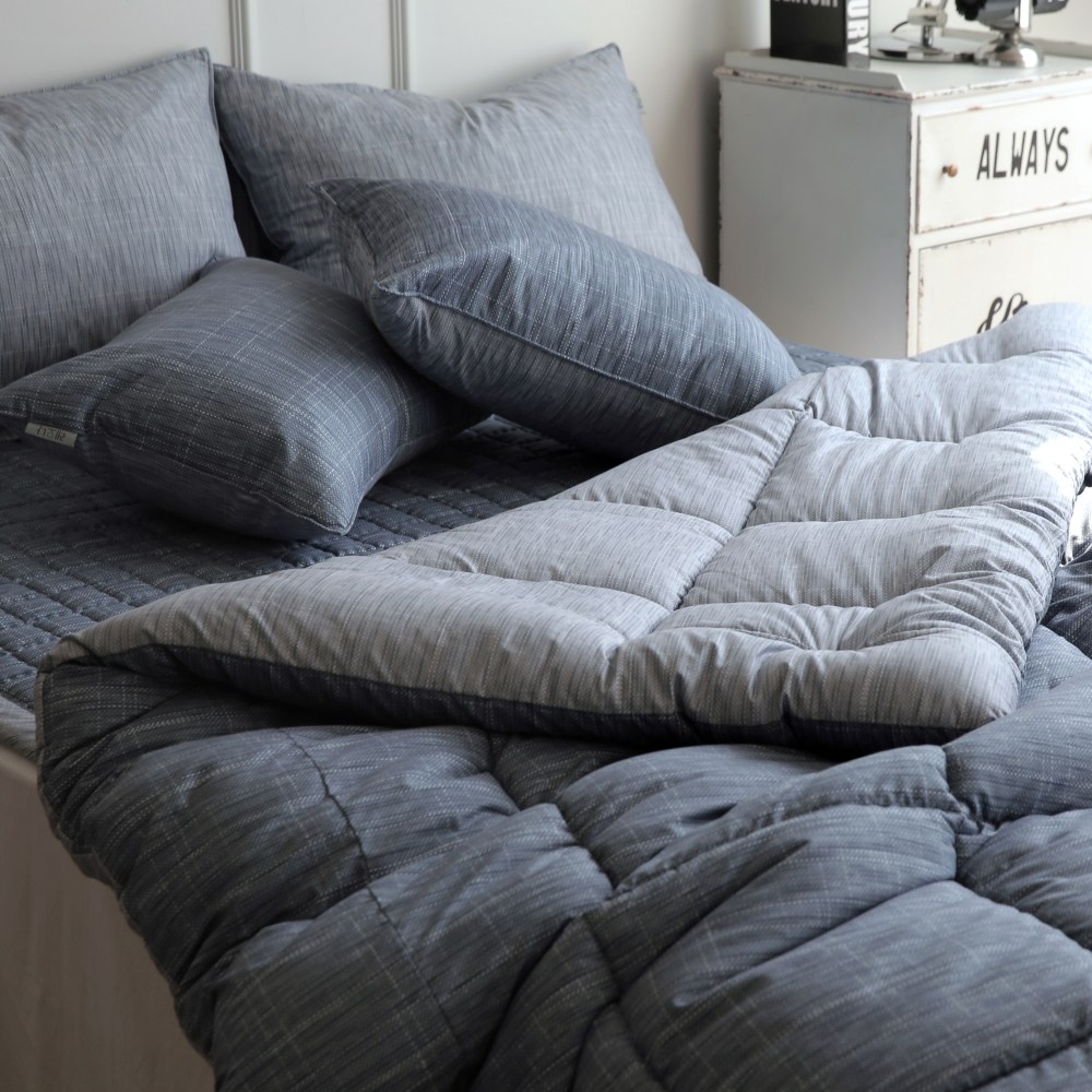 멜루나 진드기예방 알러지케어 사계절 양면 차렵이불 세트 102,900원