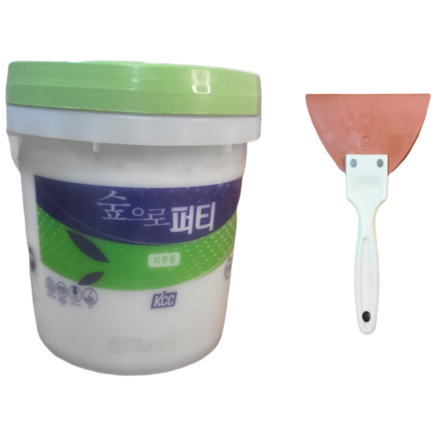 KCC친환경 숲으로 내부,외부( 특수아크릴 쪼인 균열 크랙보수 퍼티 5L) +작업도구 D헤라 한개, 5L, 1개 16,900원