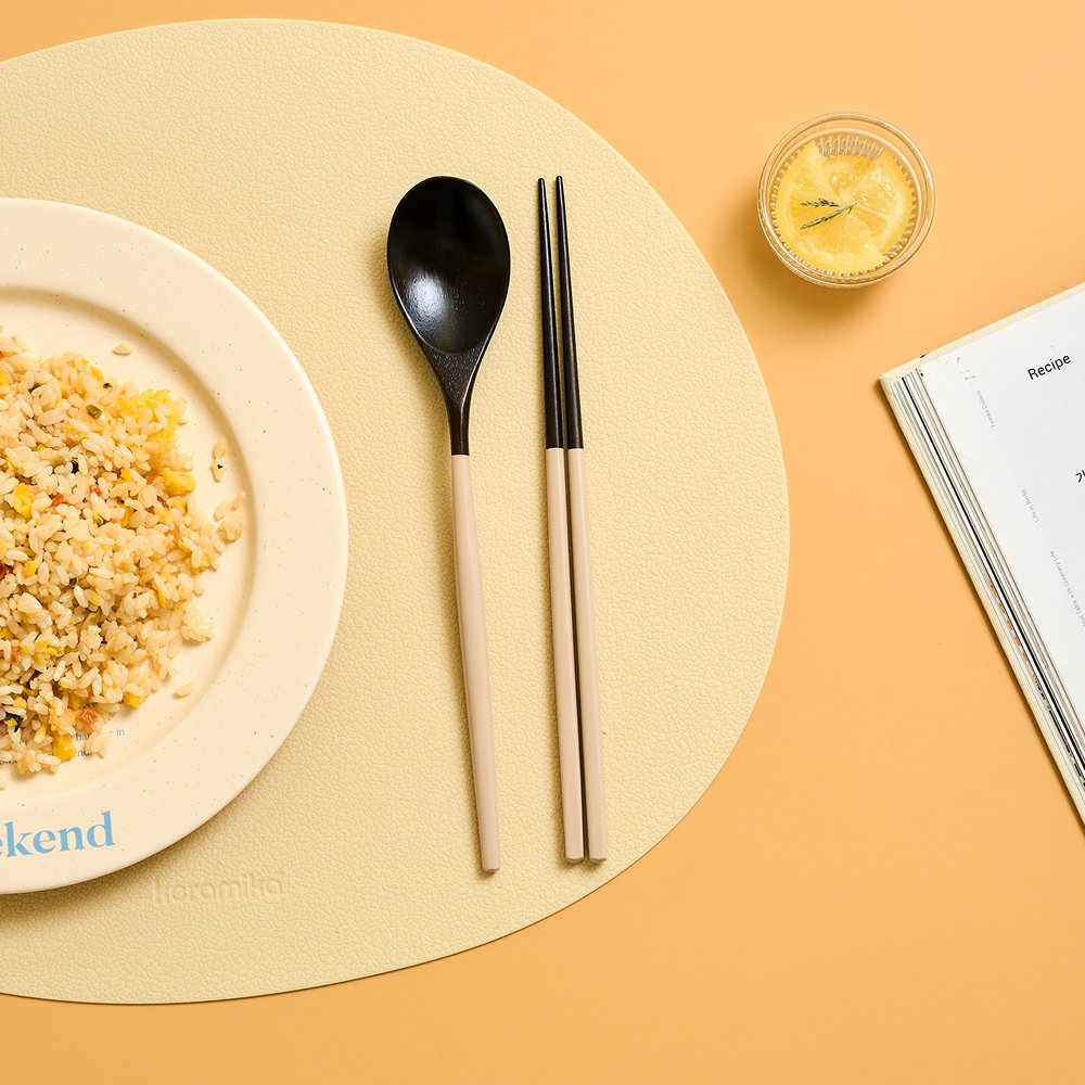 모던하우스 자연옻칠 마카롱 블랙 컬러 수저세트 베이지 WO1025010 10,320원