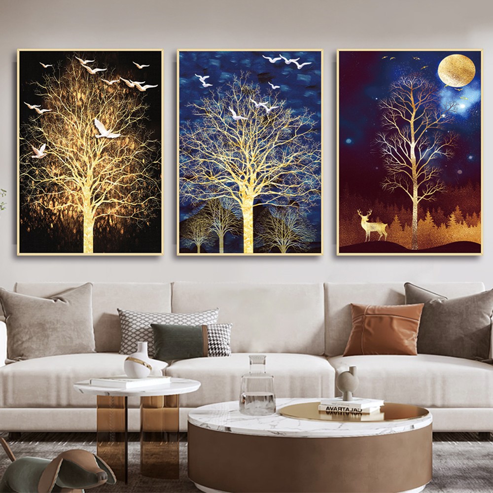 수복화 돈들어오는그림액자 (3점 1세트) 생명나무 생명수 인테리어그림 풍수화 인테리어소품 인테리어액자 70,000원