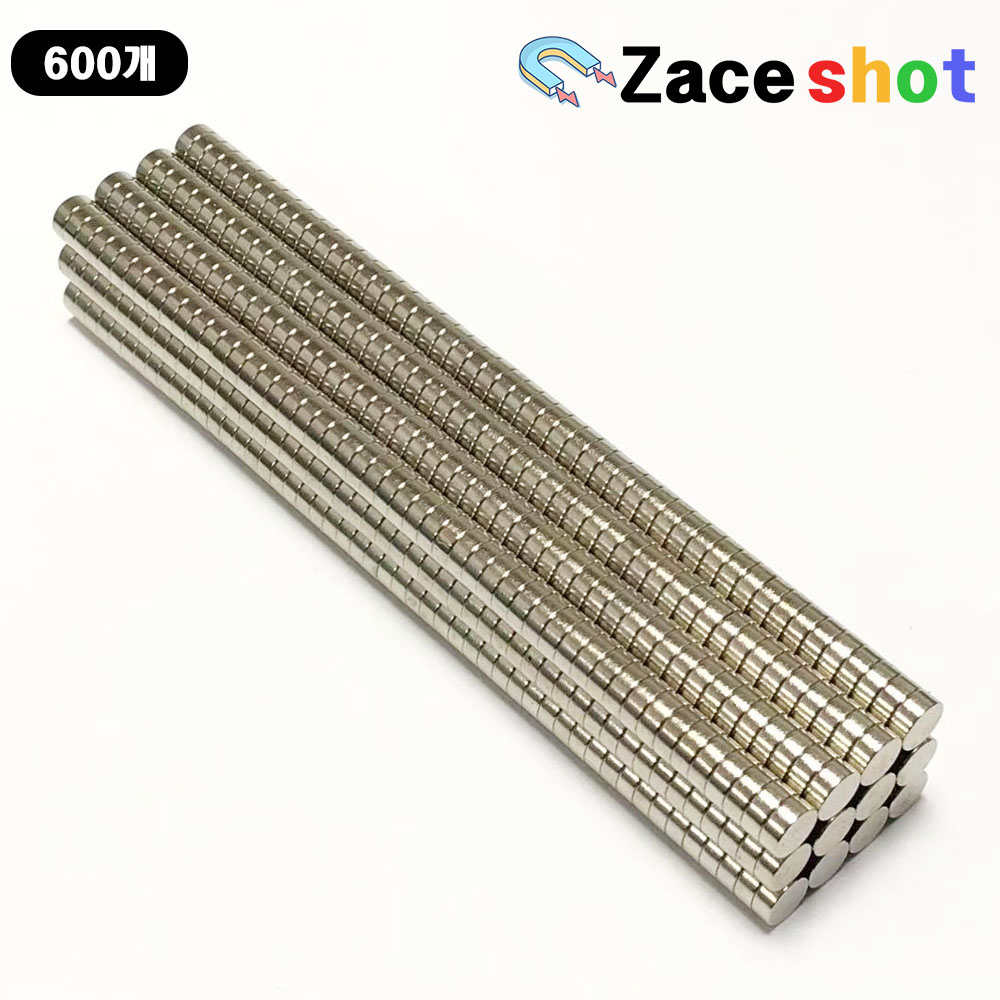 ND 지름 5mm x 두께 2mm 네오디움 원형자석 [제이스샷] 29,400원