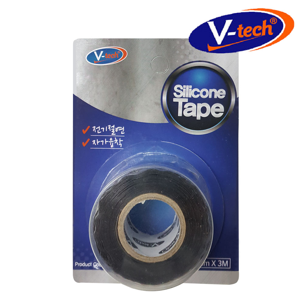 실리콘그립테이프 실리콘 테이프 25mm x 3M 흑색 11,000원