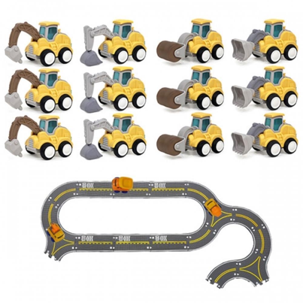 말랑한 중장비 4종 푸시카 도로 퍼즐 매트 놀이학습 신체놀이 놀잇감 남아 145,600원