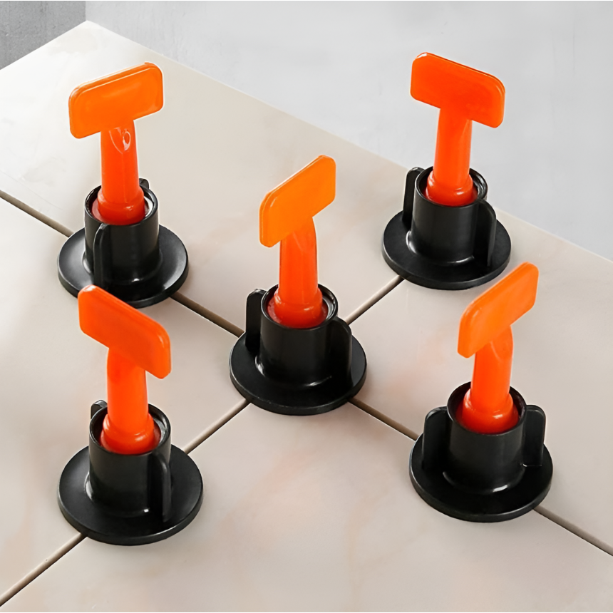 재사용가능 바닥 벽 타일 간격 정리 위치 조정 플라스틱 고정 도구 타일 레벨링 126P세트 9,900원