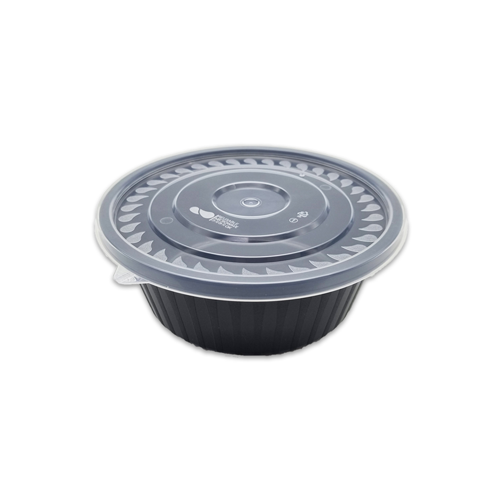 [직] KH 사출형 냉면용기 195-중 (검정) 박스/300세트 96,100원