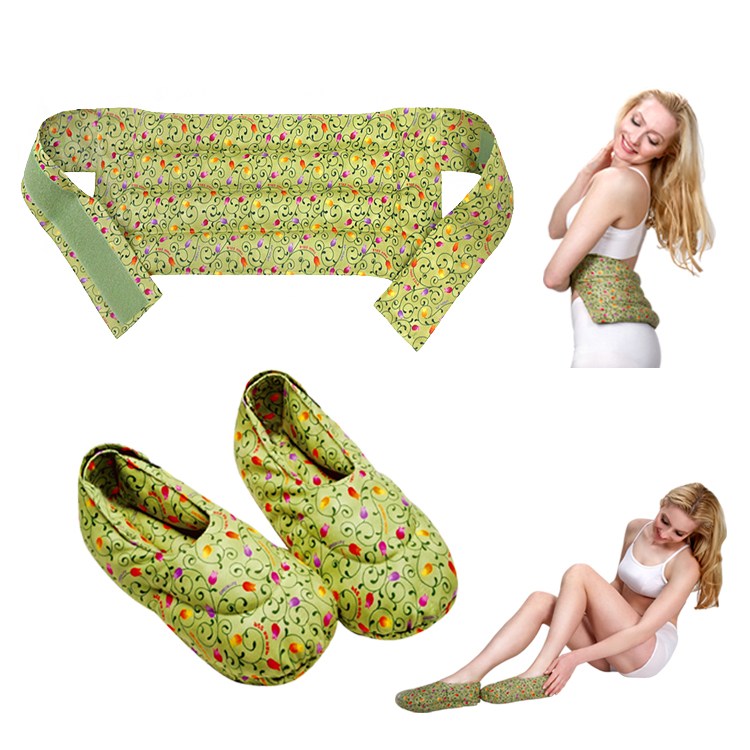 그린라이프 허브 발 찜질팩+허리복부 찜질팩 세트 - 카키, 1개 64,800원