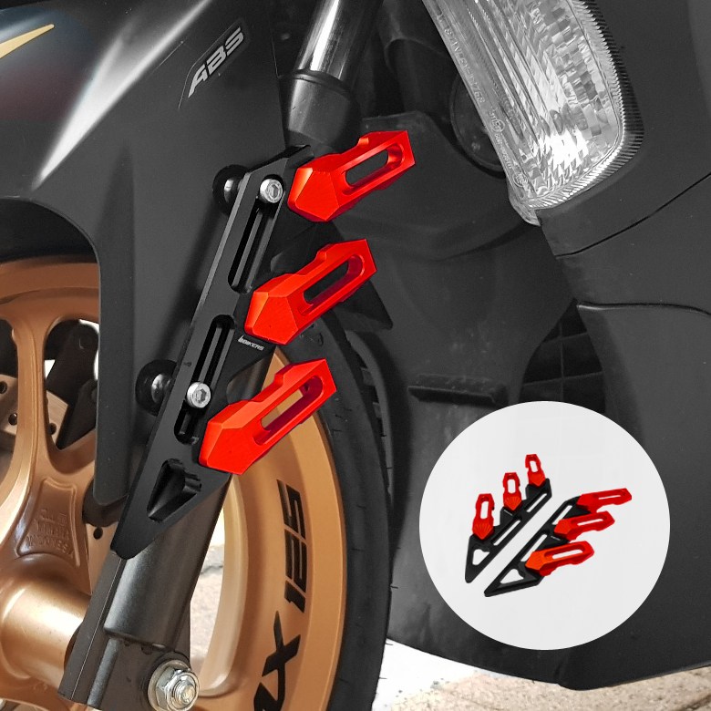 바이커스 야마하 엔맥스125 에어록스 XMAX300 프론트쇼바가드 F타입, 1세트 65,000원