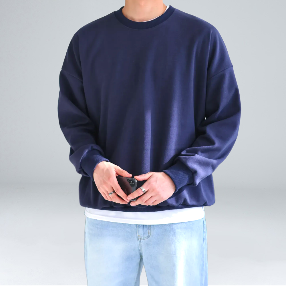 이브클로젯 오버핏 베이직 무지 빅사이즈 맨투맨 27,300원