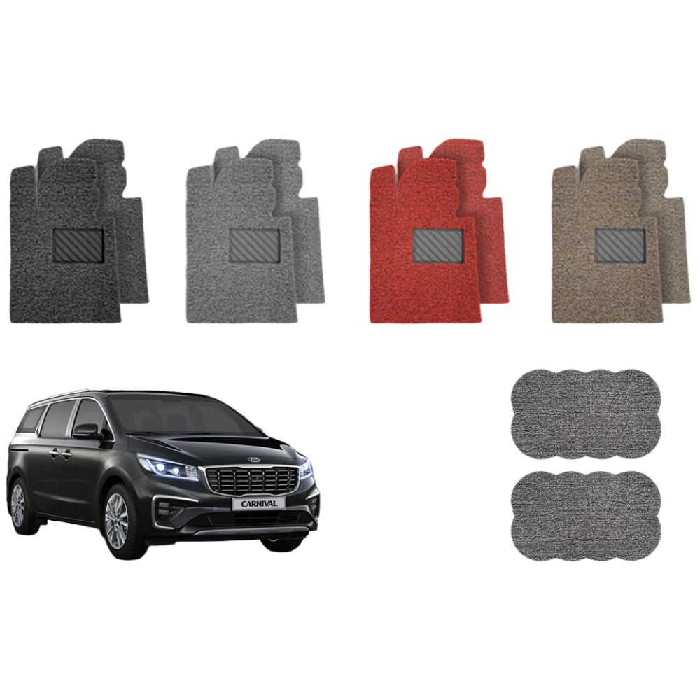 더뉴카니발_올뉴카니발 코일매트 카매트 풀확장 풀세트 전차종 커스텀제작, 더뉴_올뉴카니발9인승 1열+2열+3열일체형 브라운, 기아 125,000원