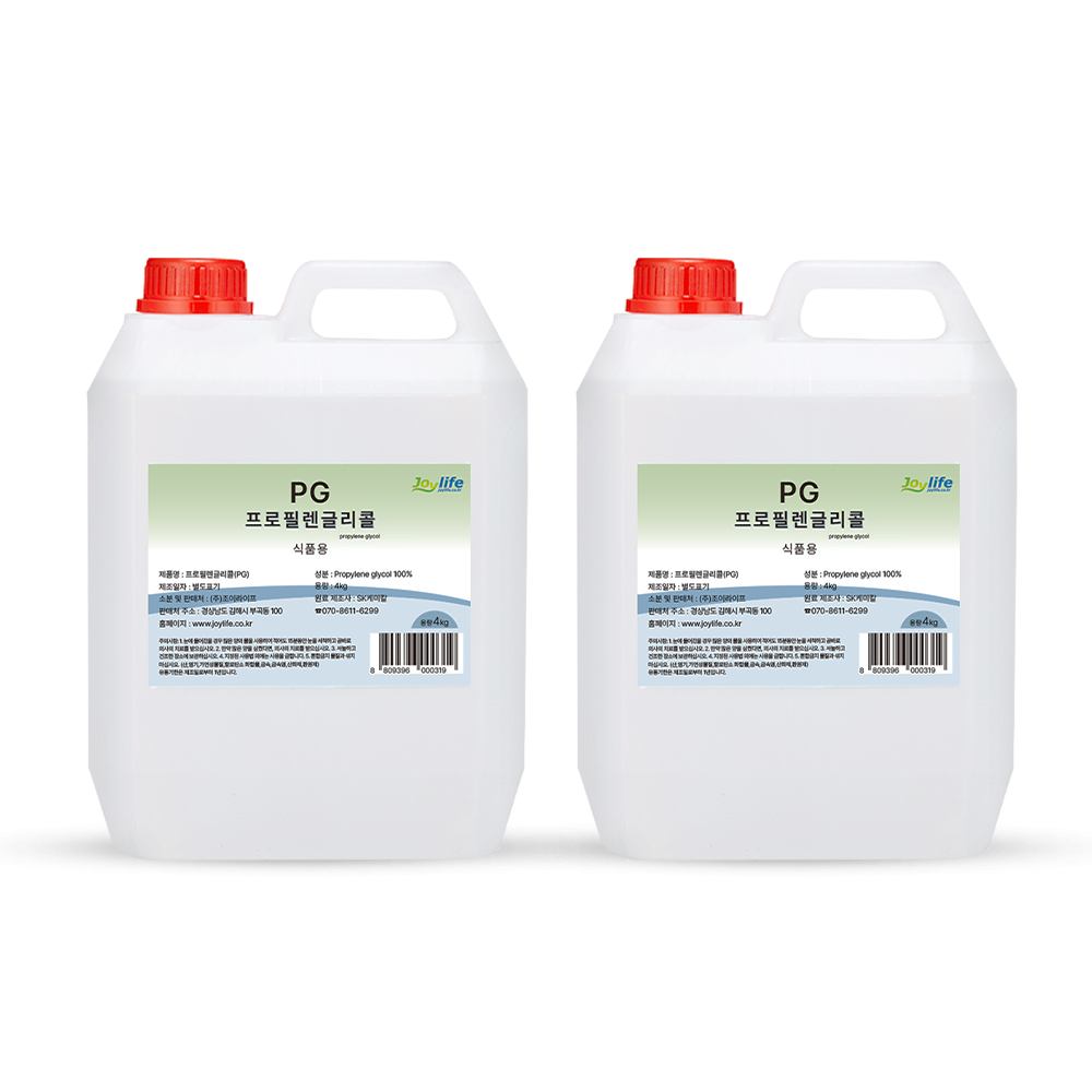 조이라이프 프로필렌글리콜 PG 4kg 2개 천연 화장품 비누 슬라임, 2개 78,700원
