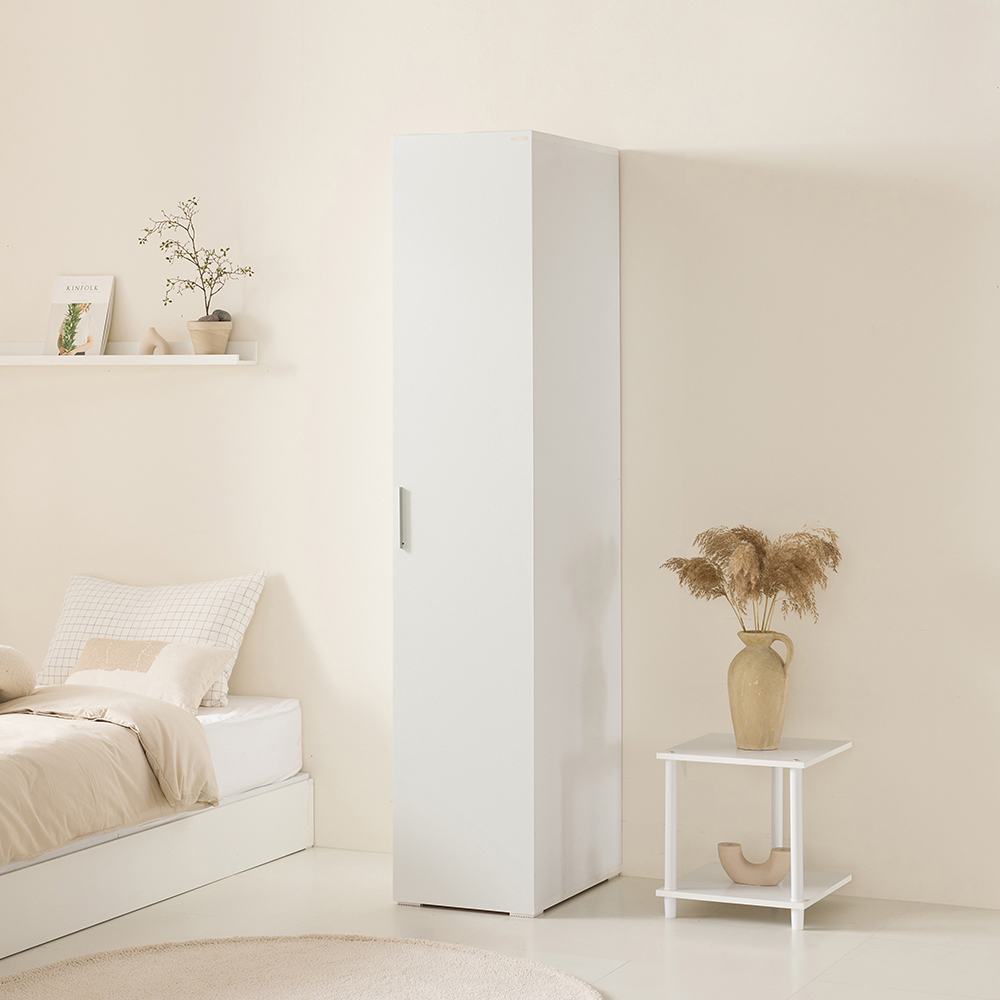 데코파인 리즈 400 선반장 도어형 방문설치, 화이트 120,000원