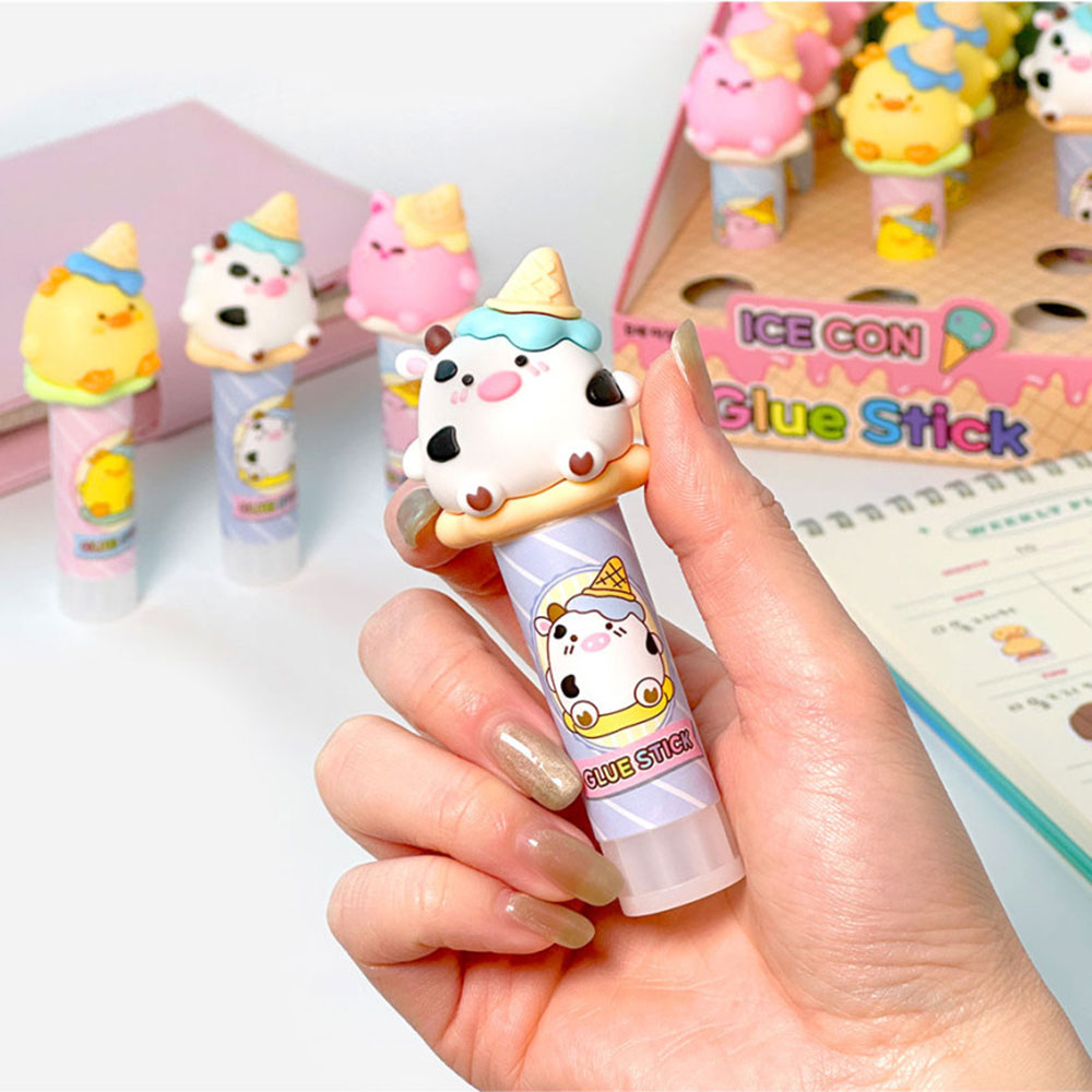 조선문방구 1500 아이스콘 브라더스 고체풀 정품 딱풀 랜덤 1개 4,200원