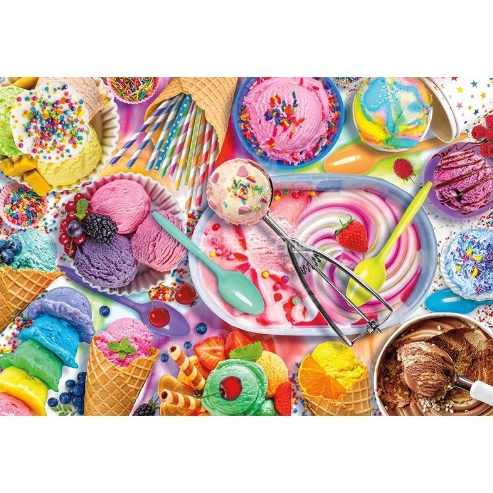 뭉시크 레진 사각보석십자수 아이스크림파티, 1개 35,500원