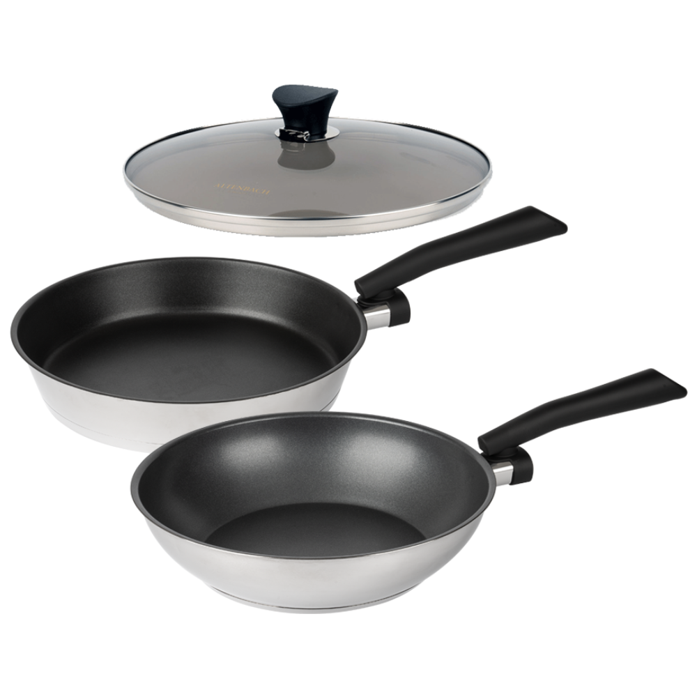 알텐바흐 디펜더스 스테인레스 후라이팬 28팬+28웍+28커버 3종세트, 1세트 169,120원