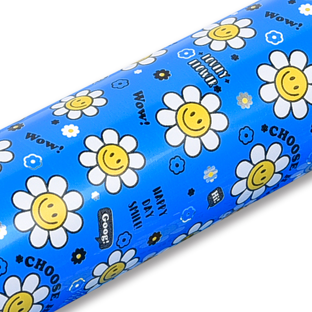 좋은기븐 스마일데이지 메탈롤 포장지 9,300원