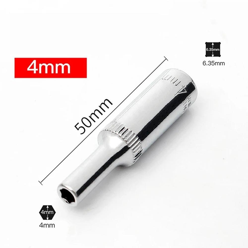 렌치 개 1/4 롱 소켓 세트 4-14mm, 스패너 어댑터 헤드 고품질 딥 토크 1 도구 래칫 10,260원
