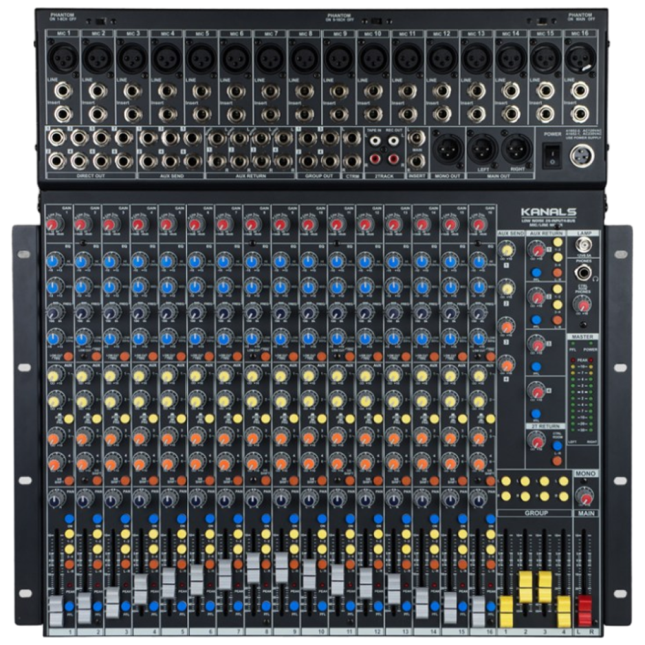 카날스 BKX-247G 전문가용 오디오 믹서 26채널 이팩트 내장 행사용 국내제작, black, BKX247G 2,322,600원