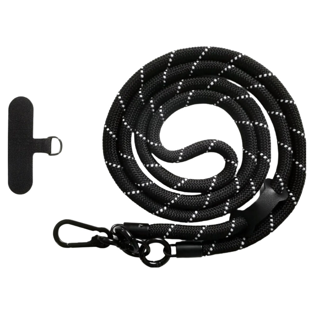 홈담 핸드폰 스트랩 고리줄 목걸이, 블랙, 1개 5,020원