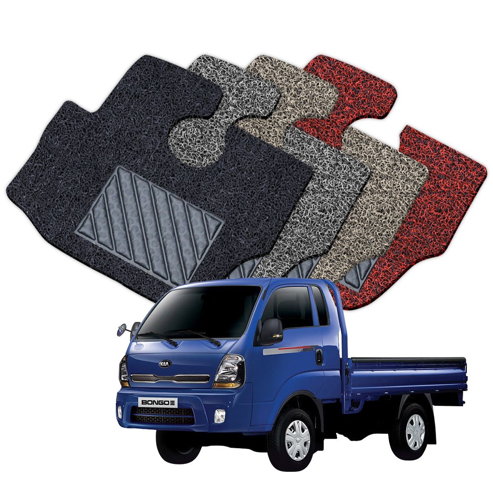 예스카 포터2 봉고3 라보 다마스 코일매트 이중 벌집매트 카매트 바닥매트 자동차매트 차량용매트, 코일매트-봉고3 2열(뒷좌석)-블랙 18,000원