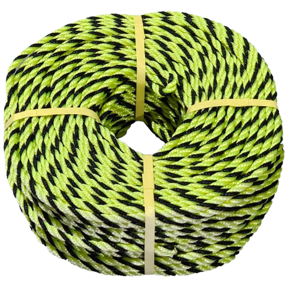 국내산 PE로프(형광색)10파이 밧줄 안전로프 공사장 울타리 주차라인 100m, 형광색, 1개 24,730원