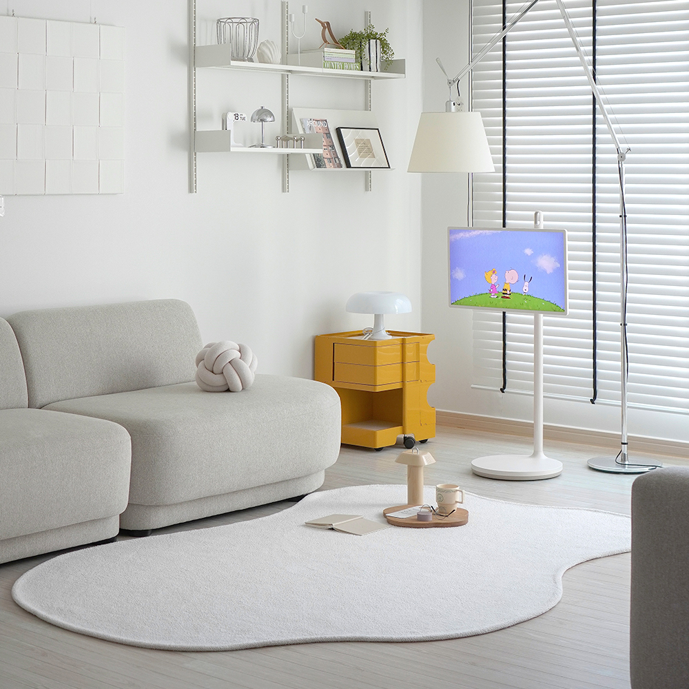 헤이베이 투톤샌드 워셔블 단모 대형 러그 비정형구름 130,450원