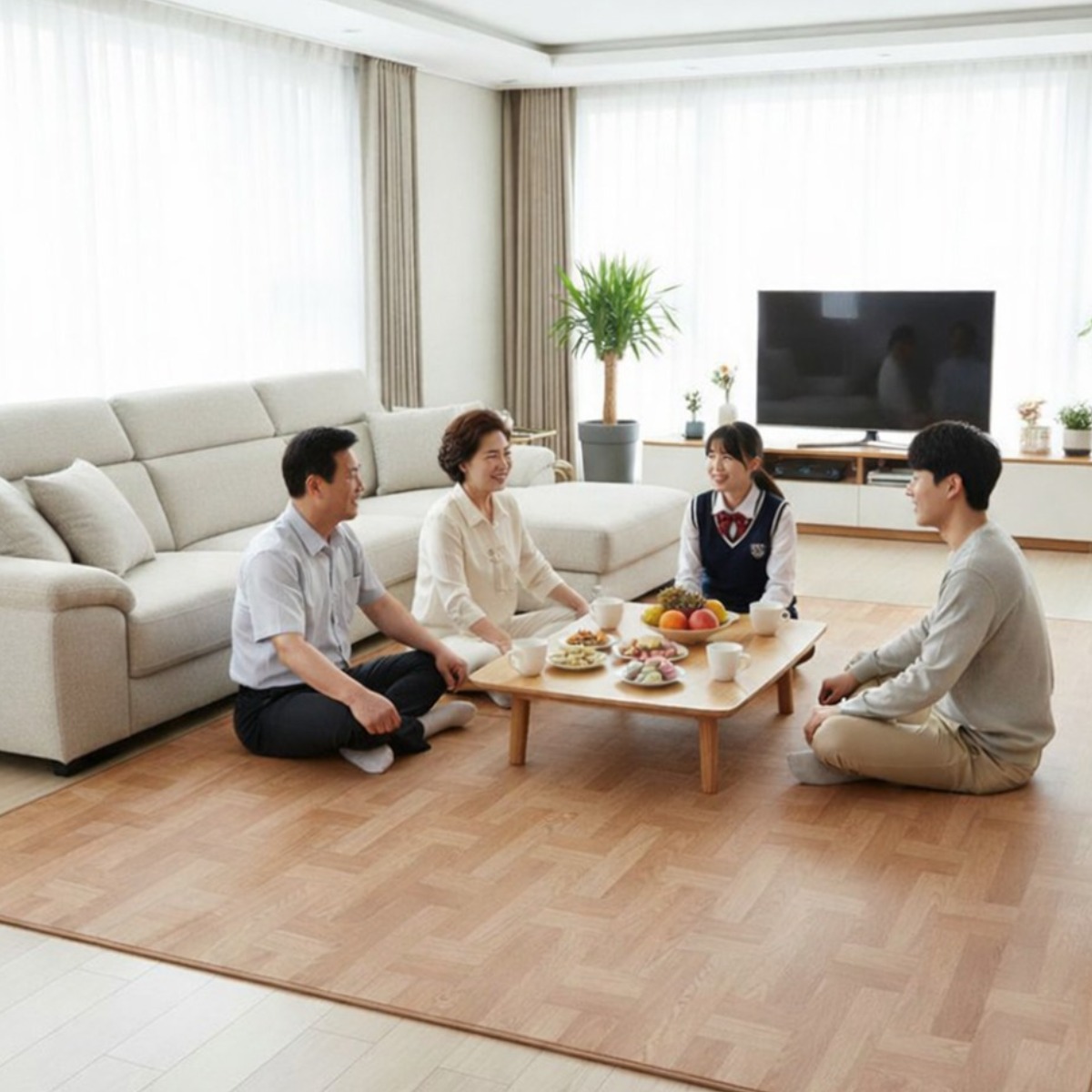 [전자파안심 2026년형]3H 한일온열기 온드리미 거실 전기카페트 바닥용 그래핀 탄소매트 카본매트 전자파차단 전기장판 2인용 부터 6인용, EMF 격자로보스 300x200 270,000원