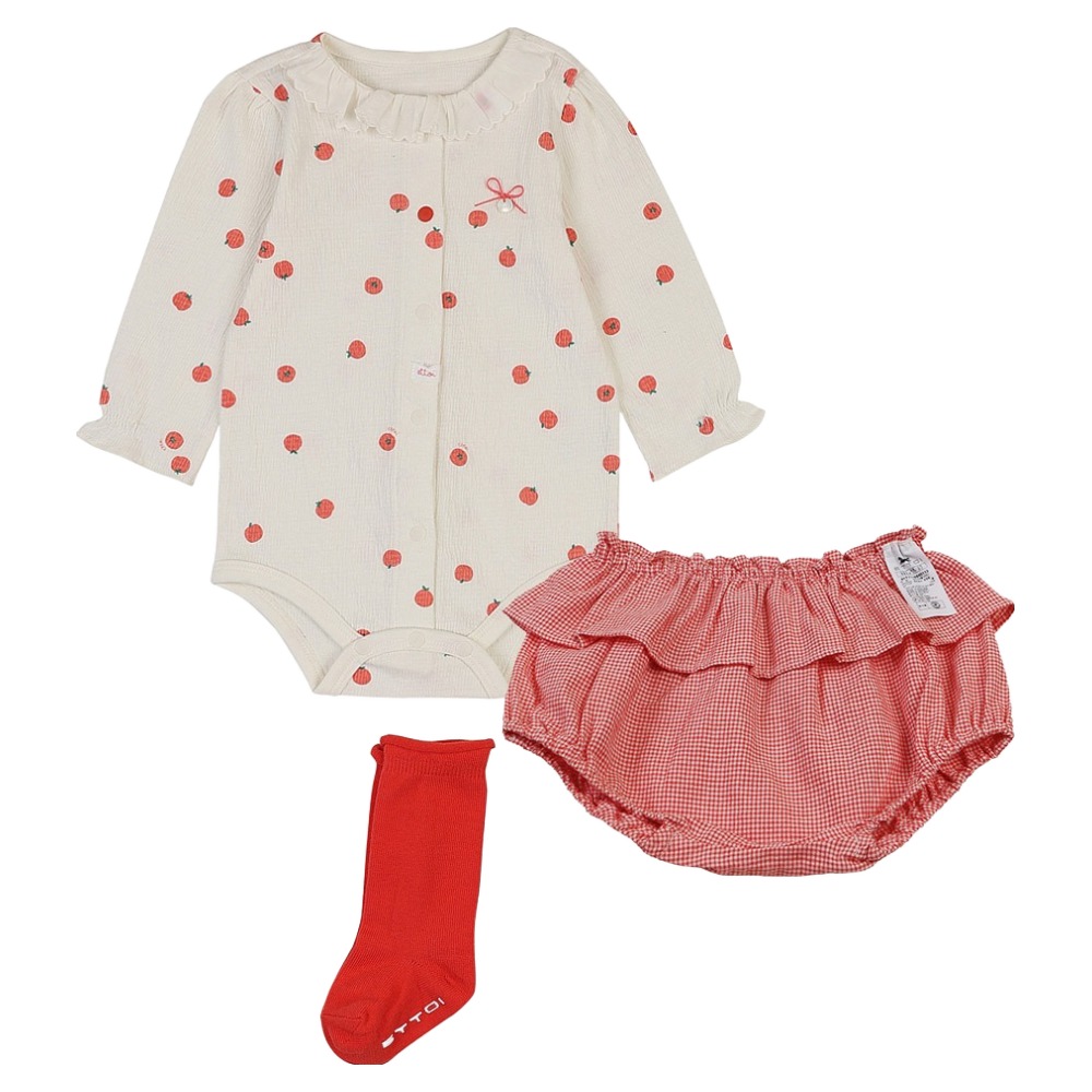 에뜨와 신생아용 마토 바디수트 + 팬츠 + 양말 + 선물포장 세트 + 쇼핑백 67,140원