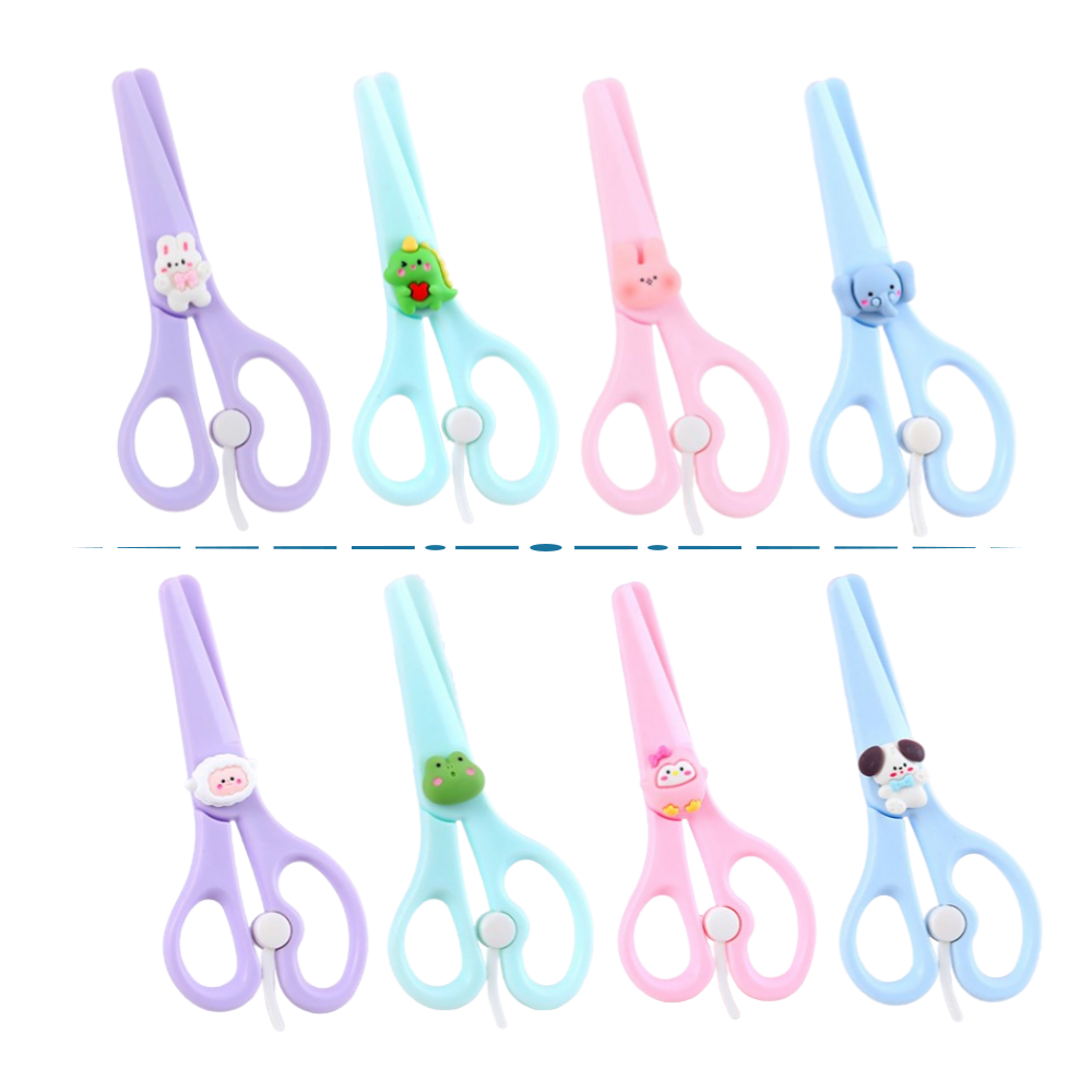 루이나 어린이 유아 플라스틱 안전가위 4개 1세트, 1번 7,900원