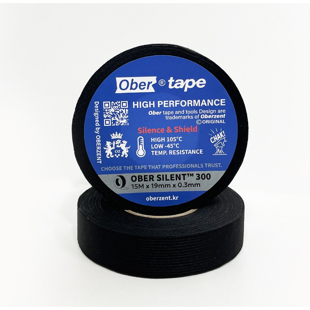 오버사일런트300 최고급 면 테이프 배선정리 흡음 두께0.3mm 검정물 안나오는 1,900원