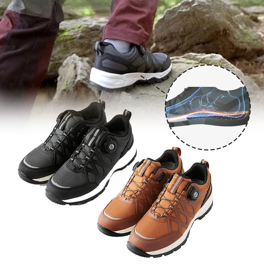 [인포벨 홈쇼핑]헤베나 다이얼 트래킹화 끈풀림 없는 원터치 다이얼 트래킹 슈즈 초경량 가벼운 발 편한 남성등산화 39,800원