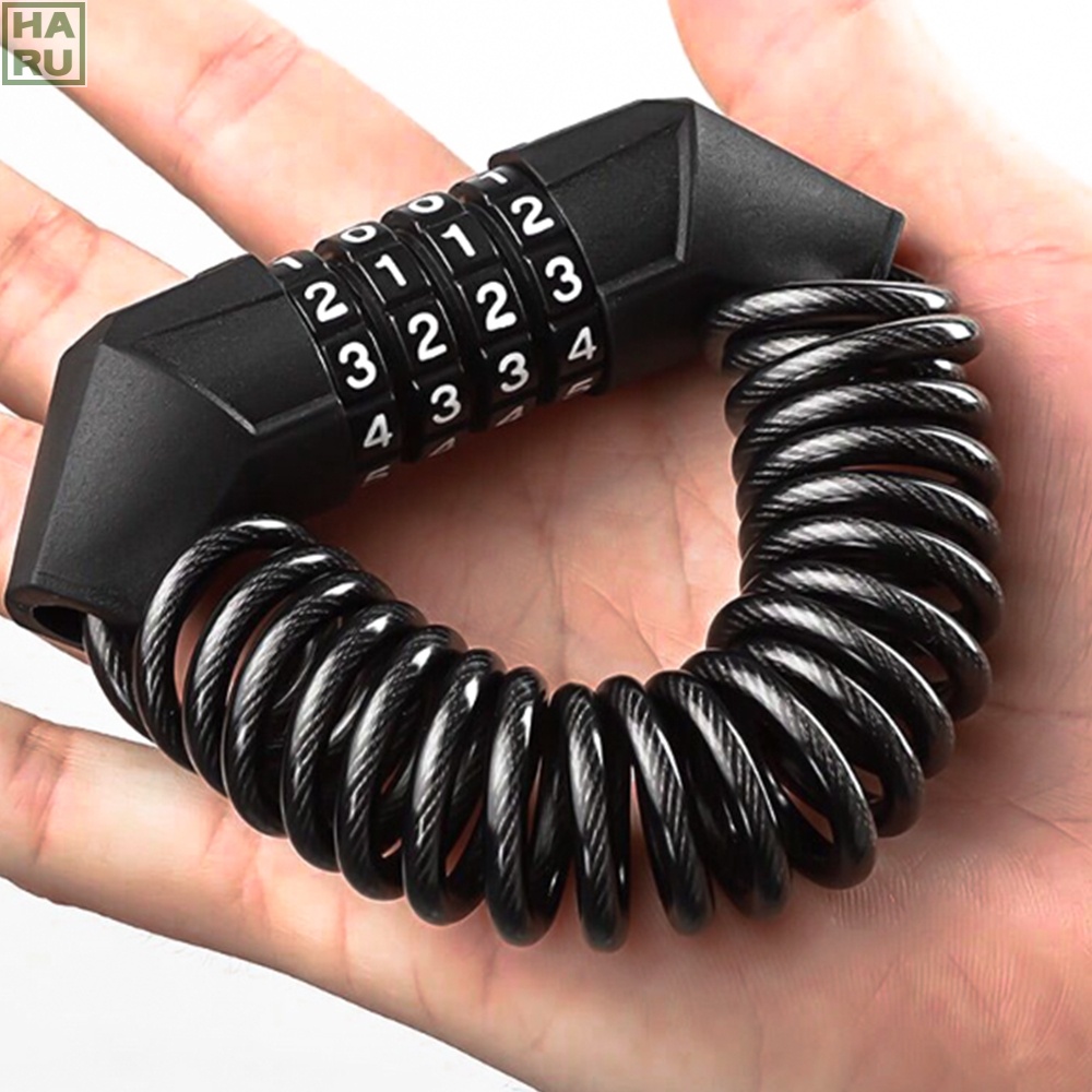 자전거미니락 비번자물쇠 휴대용 자전거에매다는 번호케이블락 가벼운자물쇠 4,470원