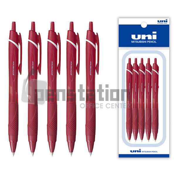 미쯔비시 유니 제트스트림  0.5mm 청/적 볼펜 세트 9,500원