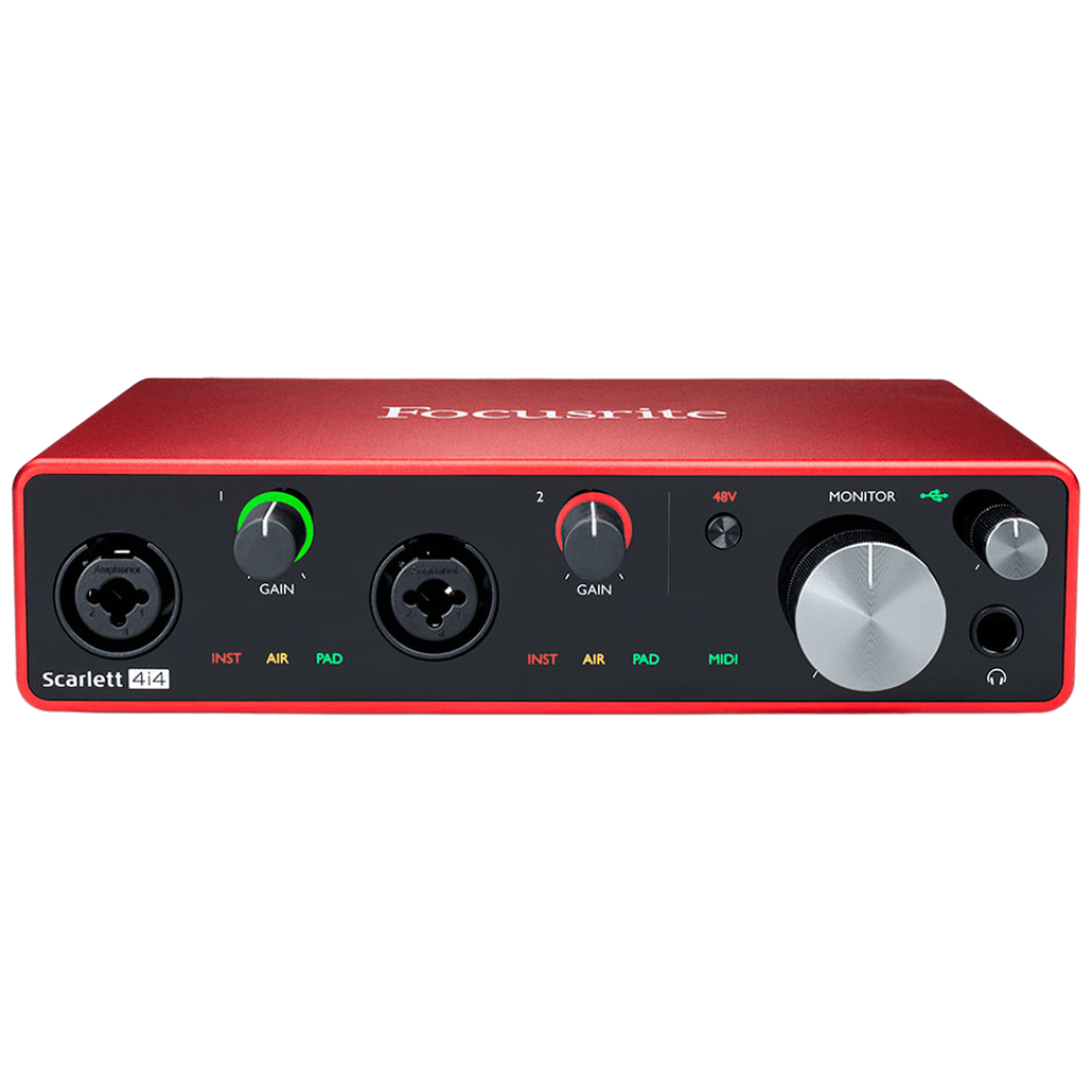 Focusrite Scarlett 4i4 포커스라이트 스칼렛4i4 3세대 오디오인터페이스 방송용 오인페 338,000원