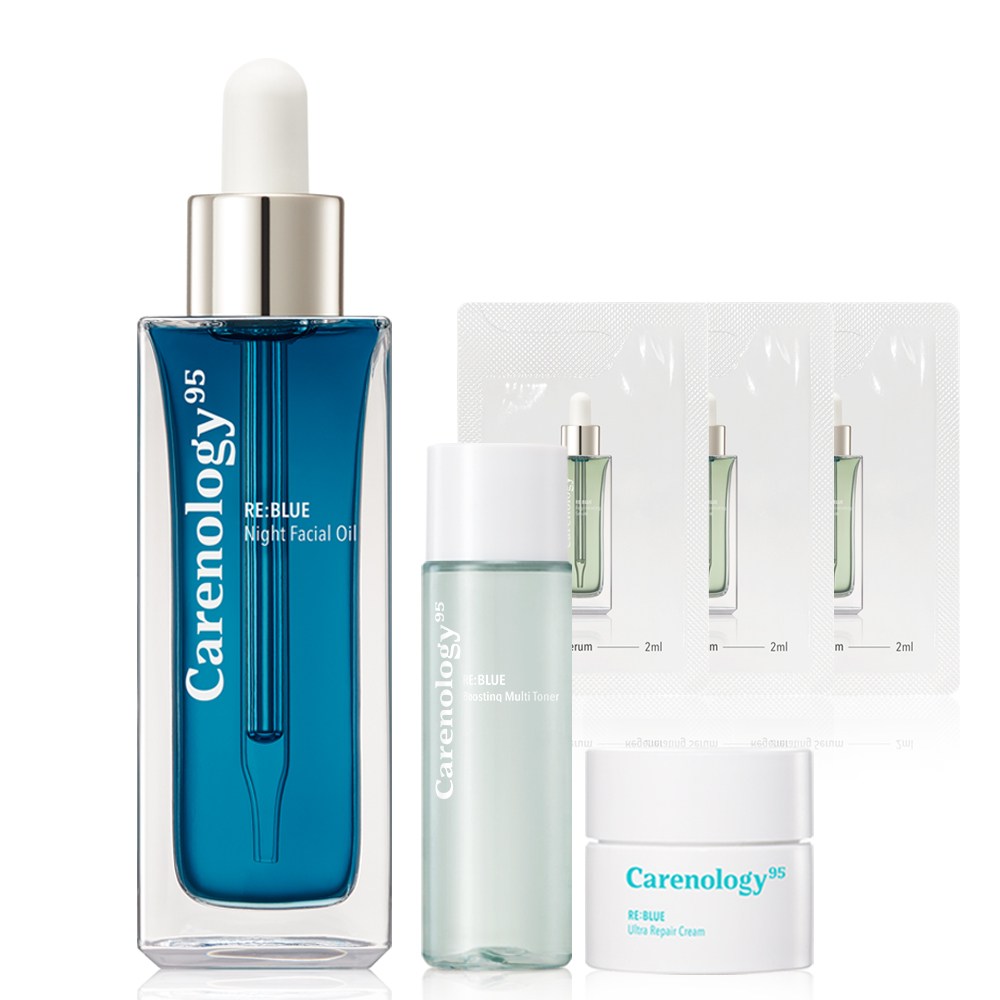 케어놀로지 리블루 나이트 페이셜 오일 50ml/모로코 블루탄지/보습 진정 오일, 50g, 1개 53,400원