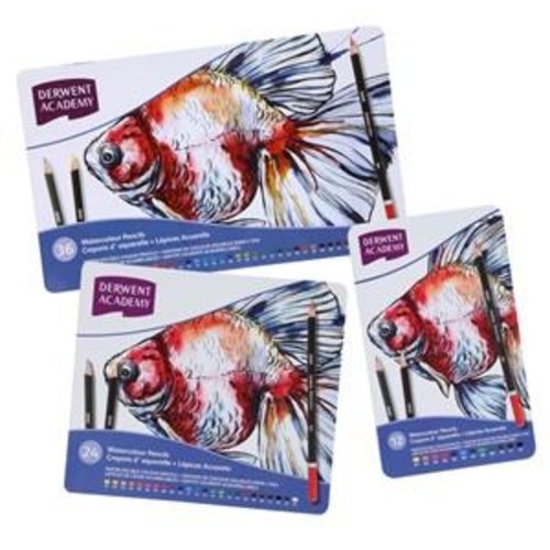 더웬트 아카데미 수채 색연필 12색 24색 36색 틴케이스 / 옵션선택 8,580원