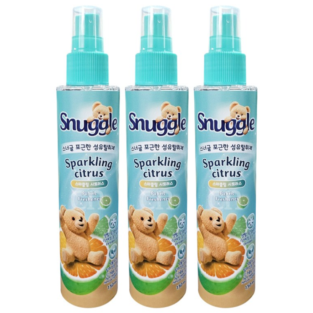 스너글 포근한 섬유탈취제 스파클링 시트러스, 3개, 150ml 10,710원