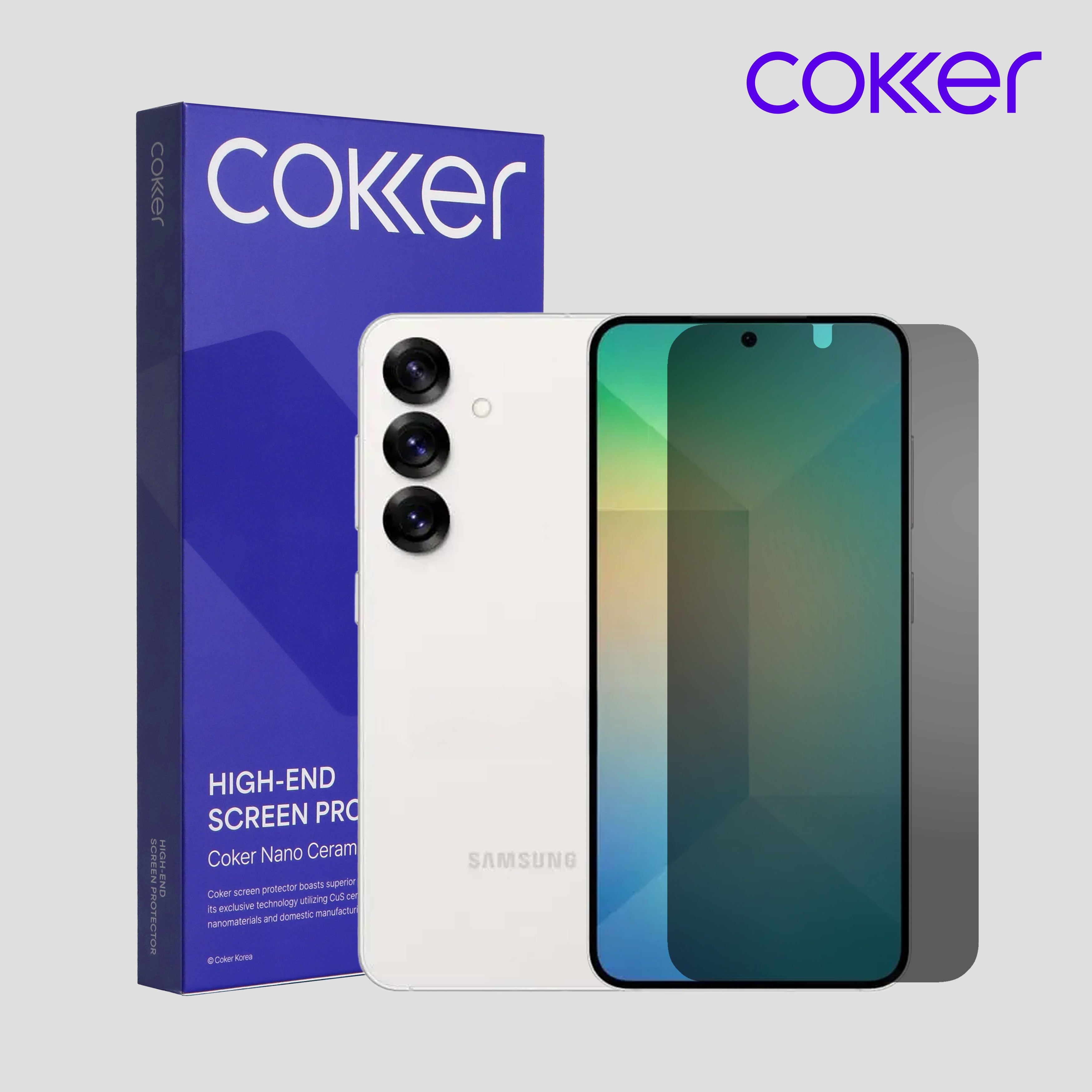 코커 갤럭시 폴드7 플립7 외부 프라이버시 사생활보호 신소재 강화필름, 2개 18,910원