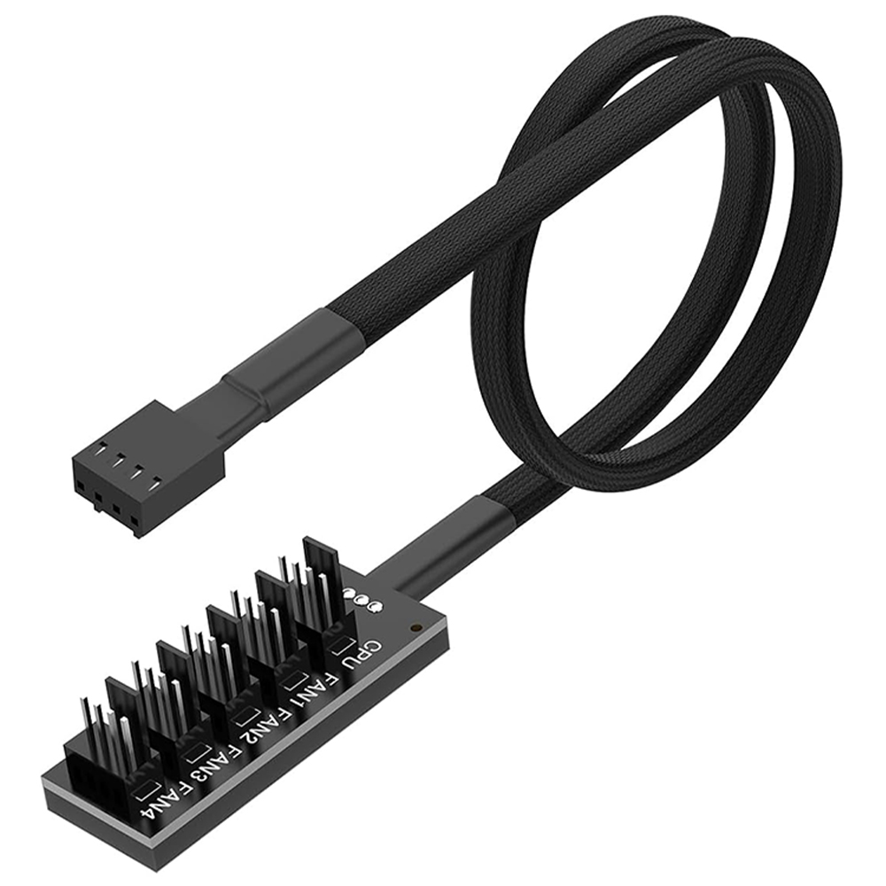 4핀 5포트 PWM 팬 허브 전원 확장 케이블 8,900원