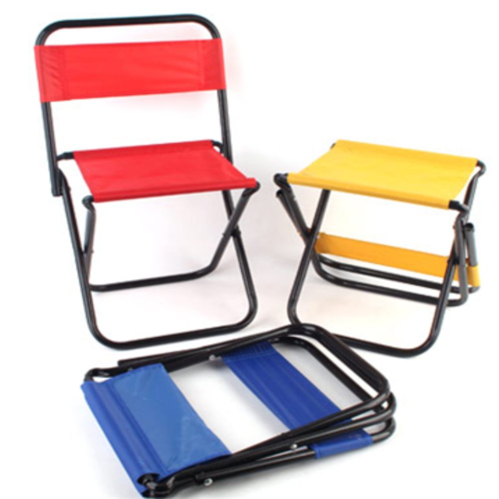 가벼운 휴대용간이의자 경량접이식등받이의자 미니 낚시 등산 캠핑 일반형 5,700원