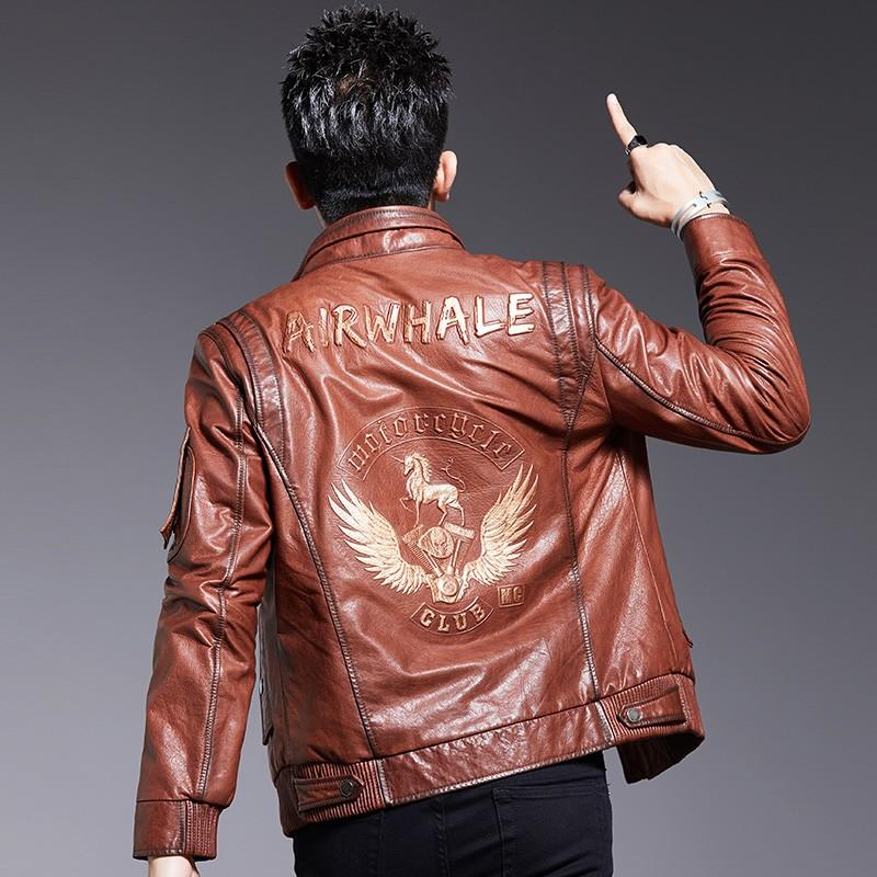 남자 소가죽자켓 슬림핏 라이더 스탠드 칼라 가을 겨울 아우터 남자캐킷 재킷 395,500원